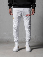 White NASA Sweatpants