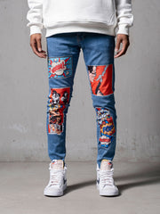 Comic Books Blue Jeans