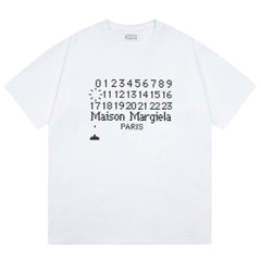 Maison Margiela Number Print T-Shirts