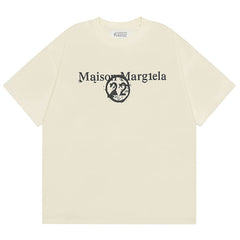 Maison Margiela Digital Letter Logo T-Shirts