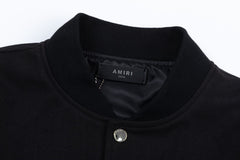 AMlRl Staggered Logo Varsity Jacket