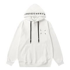 Maison Margiela Logo Embroidery Hoodie