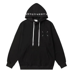 Maison Margiela Logo Embroidery Hoodie