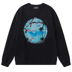 AMIRI Paradise Airbrush Cotton Sweatshirts