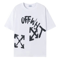 Off White Logo Cotton T-Shirts