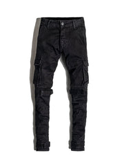 Black Skinny Cargo Pants