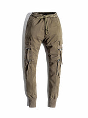 Khaki Swish Cargo Pants