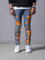 Orange Attack Denim