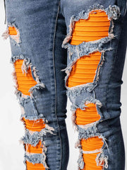 Orange Attack Denim