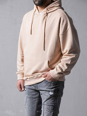 Beige Oversize Hoodie