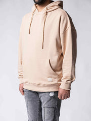 Beige Oversize Hoodie