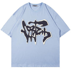 TIFO Letter Print T-Shirts