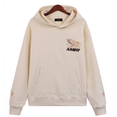 AMlRI Eagle Graphic-Print Cotton-Jersey Hoodies