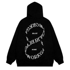 TIFO Letter Print Hoodie