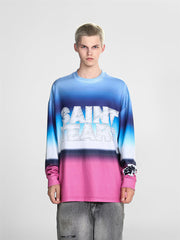 Saint Michael Printed Long Sleeve T-Shirt